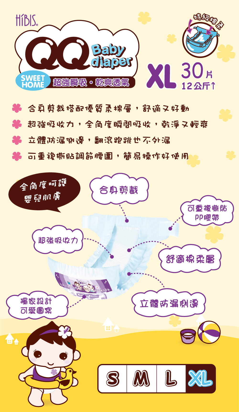 有人用過HIBISQQ寶貝嬰兒紙尿褲嗎!?