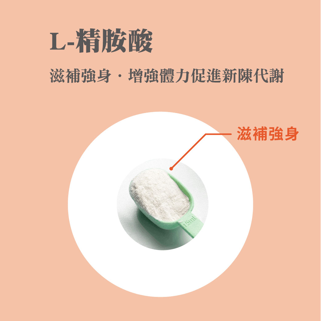 L-精胺酸，增強體力、促進新陳代謝