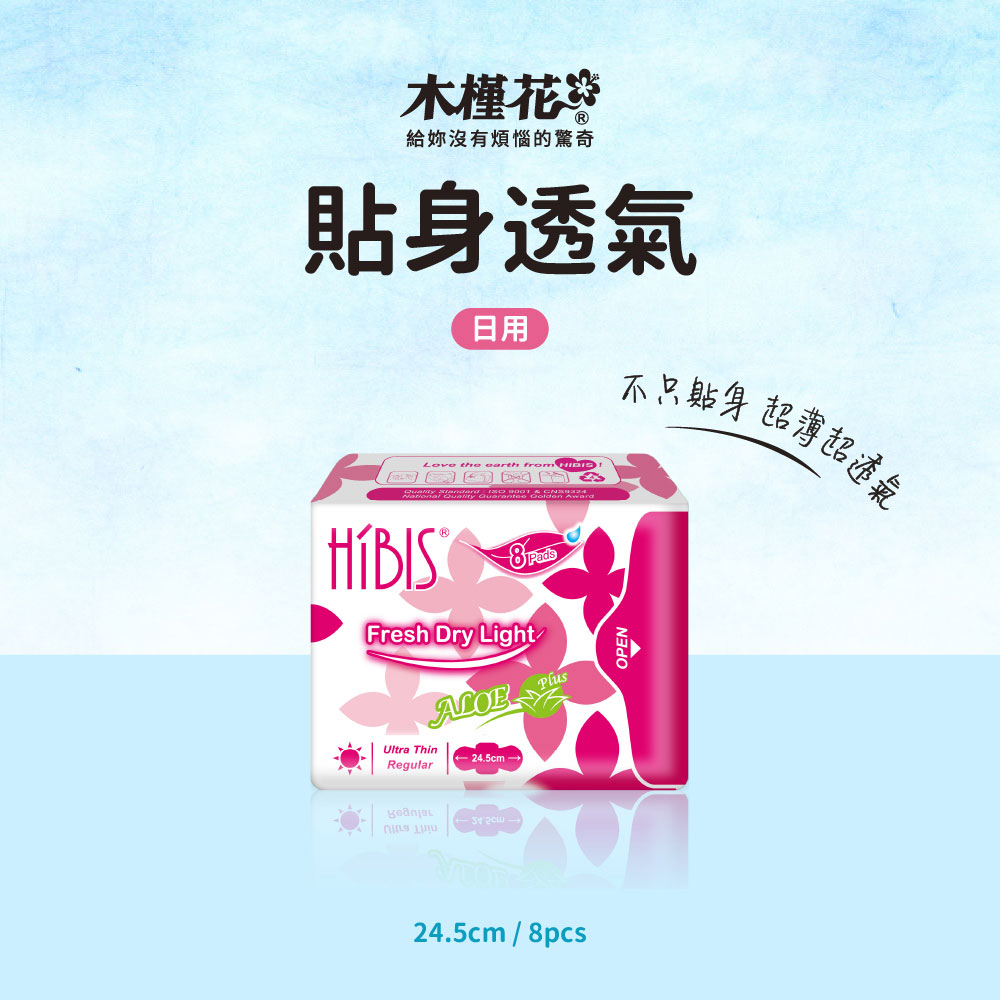 專為日間活動設計，1mm透氣衛生棉，超薄服貼