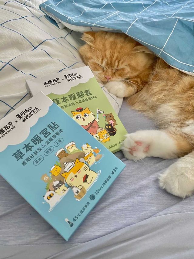經痛舒緩木槿花暖宮貼 黃阿瑪的後宮生活-聯名暖宮貼暖腳套